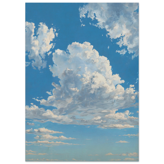 Klarhed-plakat uden ramme – den åbne himmel
